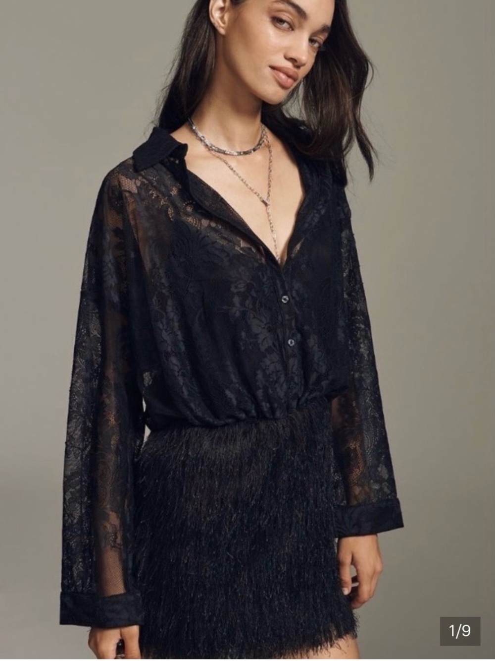 anthropologie black mini dress | Dresses | Anthropologie Sheer Lace Buttonfront Mac Duggal #94128 Green kendall8/4 and ready for whatever Size:4Y/5Y